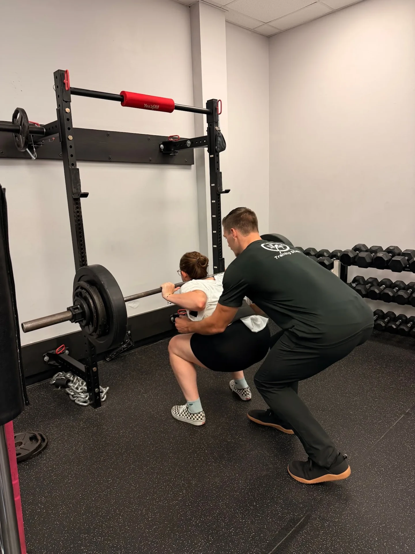 Personal training session at AXIS Training Studio in Gainesville, FL