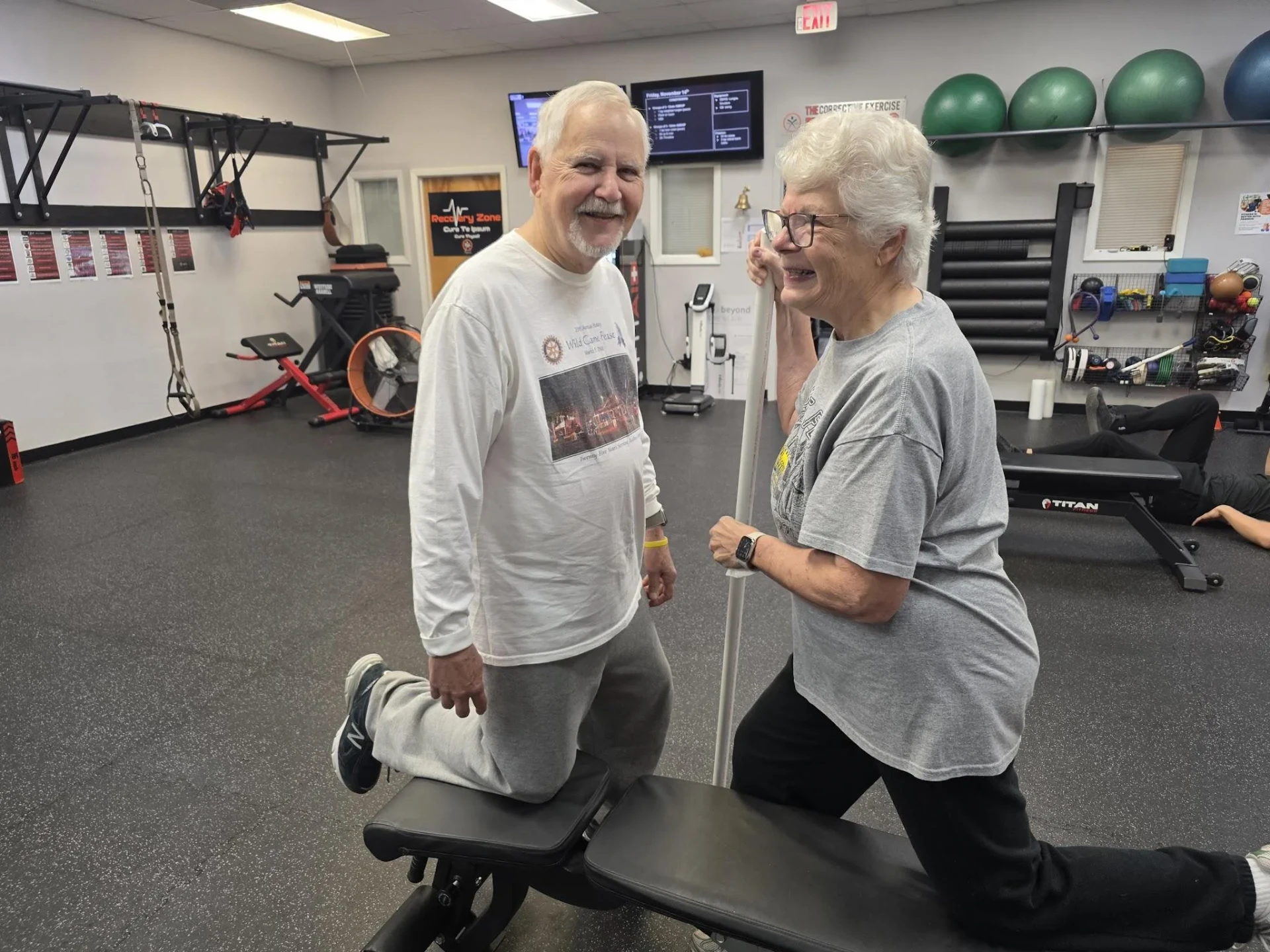 Semi-private training session at AXIS Training Studio in Gainesville, FL